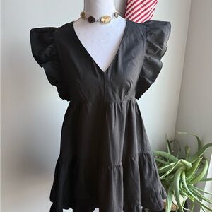 Abercrombie & Fitch Black Fairy Dress